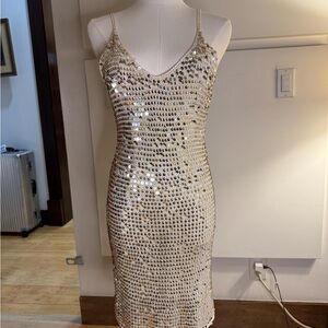 Retrofete mini sequin dress XS/S